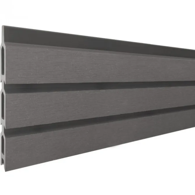Rhombus zelfbouw - Lamel composiet - Rhombus Triple rock grey - 180 x 15 cm (6 stuks)