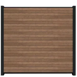 Rhombus zelfbouw - Lamel composiet - Rhombus Triple bruin gevlamd - 180 x 15 cm (6 stuks)