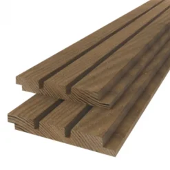 Rhombusprofiel hardhout Thermo Essen triple 1,9 x 12,5 cm