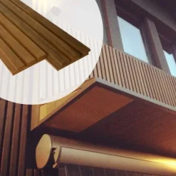 Rhombusprofiel Hardhout Thermo Fraké 1,8 x 13,9 cm