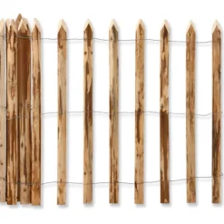 Schapenhek / Stakettenhek hekwerk kastanje (500 x 75 cm)