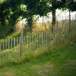 Schapenhek / Stakettenhek hekwerk kastanje (500 x 75 cm)