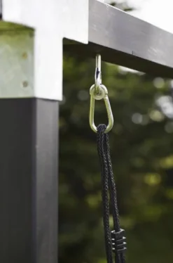 Schommelframe vuren geimpregneerd - Cubic zwart 9 x 268 x 209 cm