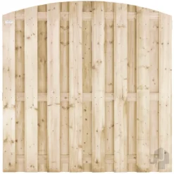 Schutting grenen toog 15L rvs groen geimpregneerd (180 x 180 cm) dikte 3,9 cm