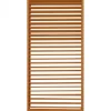 Schutting shutter hardhout keruing met verstelbare lamellen (90 x 180 cm) schermdikte 6,8 cm