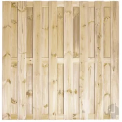 Schutting verduurzaamd grenen (180 x 180 cm) schermdikte 3,9 cm