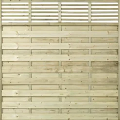 Schutting vuren - serie Newline - recht groen geimpregneerd geschaafd