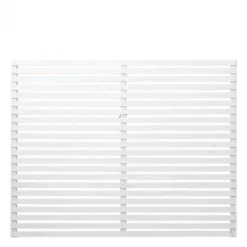 Schutting vuren - Tokyo louvre recht wit (180 x 140 cm)