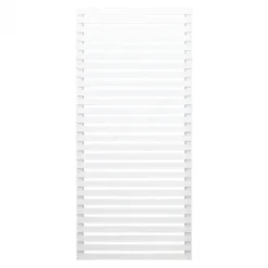 Schutting vuren - Tokyo louvre recht wit (83 x 180 cm)