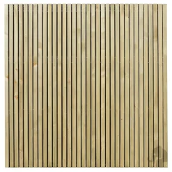 Schutting vuren recht - Stripes (179 x 179 cm) geschaafd schermdikte 4,5 cm