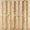 Schutting vuren Timber recht 15L rvs groen geïmpregneerd (180 x 180 cm) schermdikte 4,7 cm