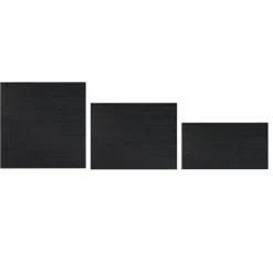 Schutting zelfbouw vuren - serie Plus Plank - zwart