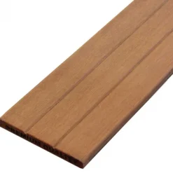 Schuttingplank hardhout Bankirai 1,6 x 14,5 cm geschaafd