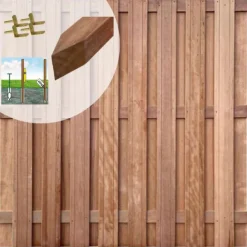 Smaragd Schutting set hardhout keruing recht 15L v-groef (9,42 meter)