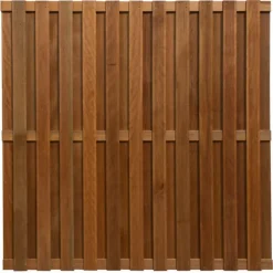 Smaragd Schutting set hardhout keruing Lijn recht 23L geolied fijne ribbel (5,68 meter)