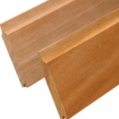 Smaragd Zelfbouw schutting hardhout Bankirai dubbelzijdig rabat 180 x 180 cm geschaafd