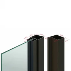 Stalen binnendeur met kozijn - Loft wit - Linksdraaiend - 83 x 211,5 cm