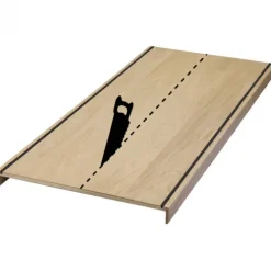 Stepwood Overzettreden met neus (2 stuks) - Eikenhout 3 mm toplaag Natuur - Incl. antislipstrip - 140 x 60 cm