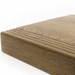 Stepwood Traprenovatie set - 1 kwart draai - 13 treden SPC toplaag Bruin eiken