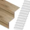 Stepwood Traprenovatie set - rechte trap - 16 treden SPC toplaag Natuur Eiken incl. stootborden