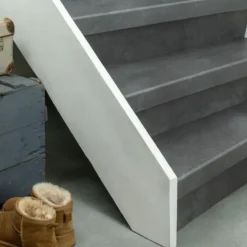 Stootbord - PVC toplaag - Graniet - 150 x 23 cm