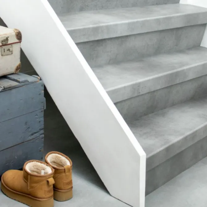 Stootbord - PVC toplaag - Kiezel - 150 x 23 cm