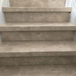 Stootbord - SPC - Beton Taupe - 130 x 20 cm