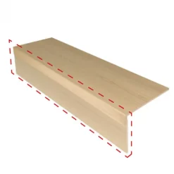 Stootbord (3 stuks) - Laminaat - Florida Oak - 130 x 20 cm