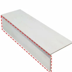 Stootbord (3 stuks) - Laminaat - Nebraska Oak - 130 x 20 cm