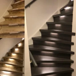 Stootbord (3 stuks) - Laminaat - Betonlook Antraciet - 130 x 20 cm