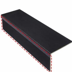 Stootbord (3 stuks) - Laminaat - Missouri Oak - 130 x 20 cm