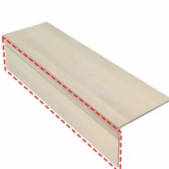 Stootbord (3 stuks) - Laminaat - Idaho Oak - 130 x 20 cm