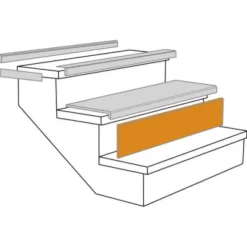 Stootbord (3 stuks) - Laminaat - Zwart Eiken - 130 x 20 cm
