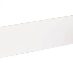 Stootbord (3 stuks) - Laminaat - Wit - 130 x 20 cm