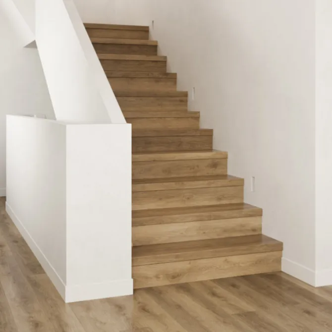 Stootbord (3 stuks) - PVC toplaag - Pecan oak - 150 x 20 cm