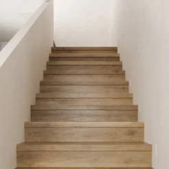 Stootbord (3 stuks) - PVC toplaag - Pecan oak - 150 x 20 cm