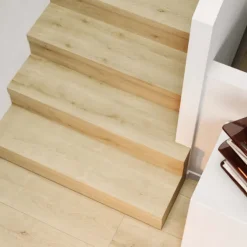 Stootbord (3 stuks) - PVC toplaag - Nougat oak - 100 x 20 cm