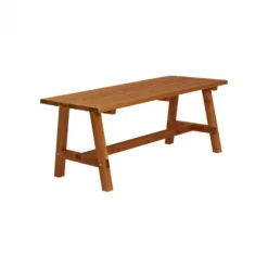Tafel vuren - Country gegrond teak 75 x 177 x 72 cm