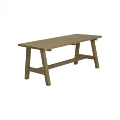 Tafel vuren - Country gegrond grijsbruin 75 x 177 x 72 cm