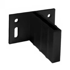 T-beslag zwart aluminium voor C-Wood schermen (6 stuks)