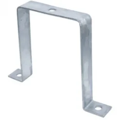 Terrasschermbeugel thermisch verzinkt - regenpijp oplossing (13 x 10 cm)