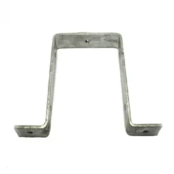 Terrasschermbeugel thermisch verzinkt - regenpijp oplossing (13 x 10 cm)