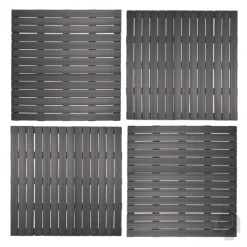 Terrastegel composiet 100 x 100 cm FSC antraciet (24 mm) massief