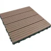 Terrastegel composiet bruin click 30 x 30 cm (set van 4 stuks)
