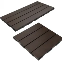 Terrastegel composiet co-extrusie Walnut click