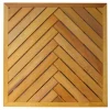 Terrastegel hardhout Almendrillo - Visgraat - 100 x 100 cm (30 mm) vlak geschaafd