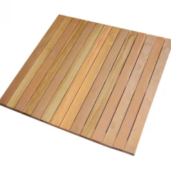 Terrastegel hardhout Bankirai 14/3L 15mm 100 x 100 cm (30 mm) vlak