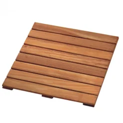 Terrastegel hardhout Cumaru 50 x 50 cm (22 mm) vlak geschaafd