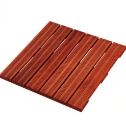 Terrastegel hardhout Morado 50 x 50 cm (24 mm) semi-ribbel