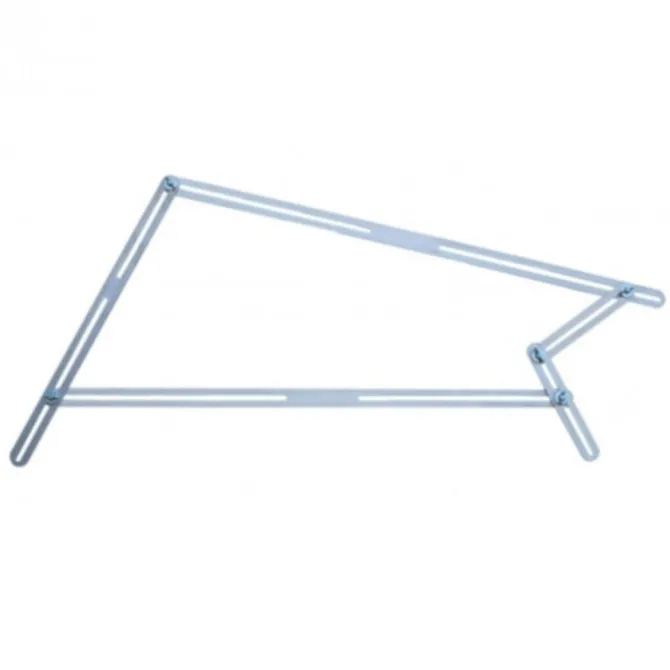 Traprenovatietool - Hoeksjabloon aluminium meervoudig